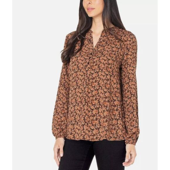 Well Worn Ladies' Split Neck Blouse - Picture 1 of 1